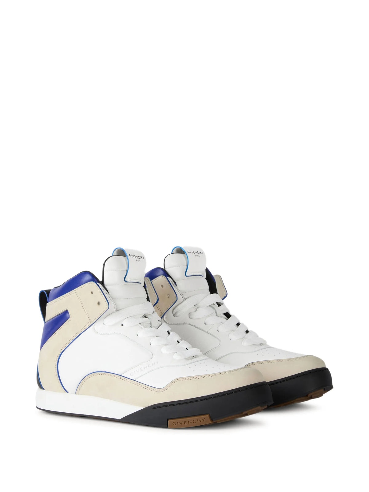 yard high-top sneakers in leather