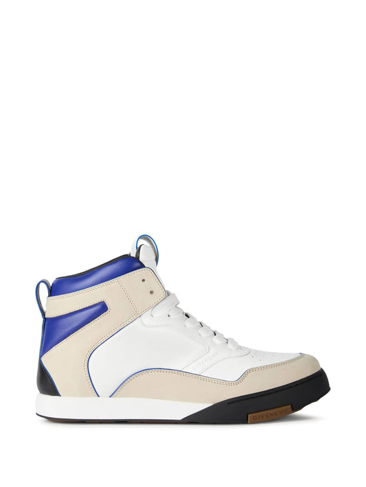 yard high-top sneakers in leather
