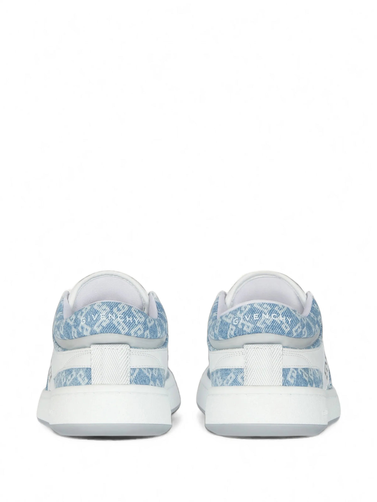 G Move sneakers in mixed leathers and monogram 72 denim