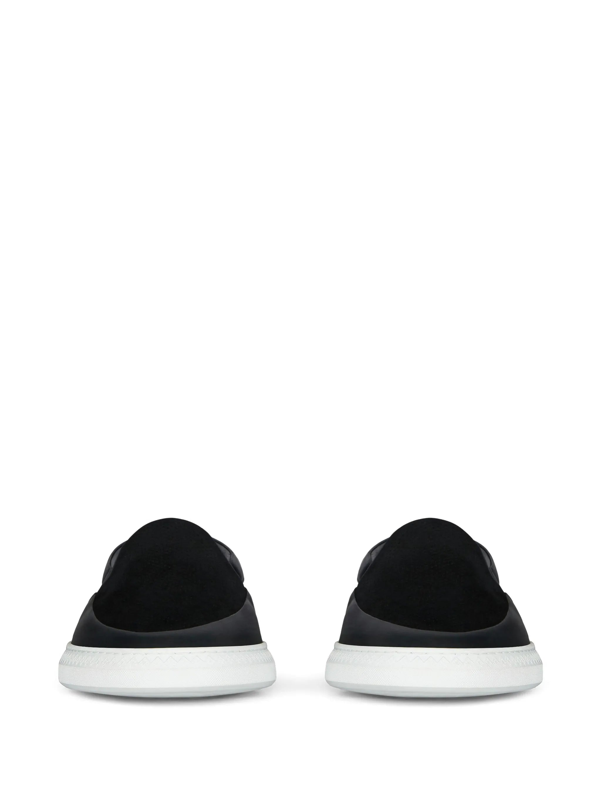 G Set sneakers in leather and perforated suede