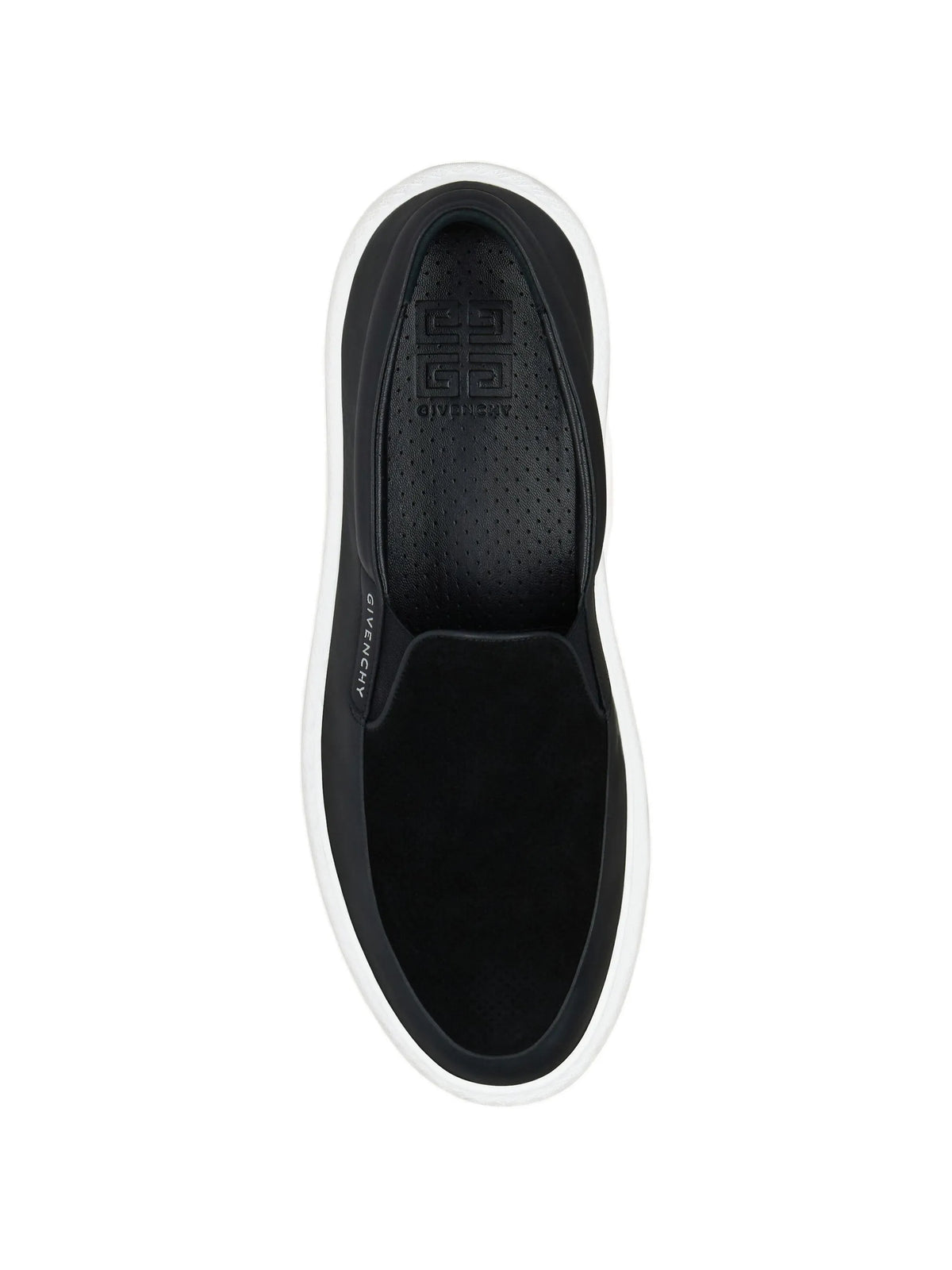G Set sneakers in leather and perforated suede