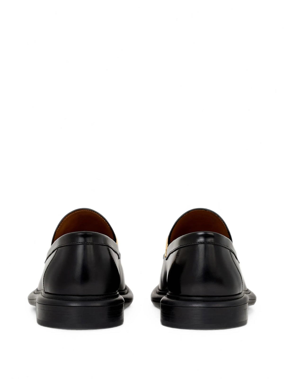 pinch loafers in brushed leather