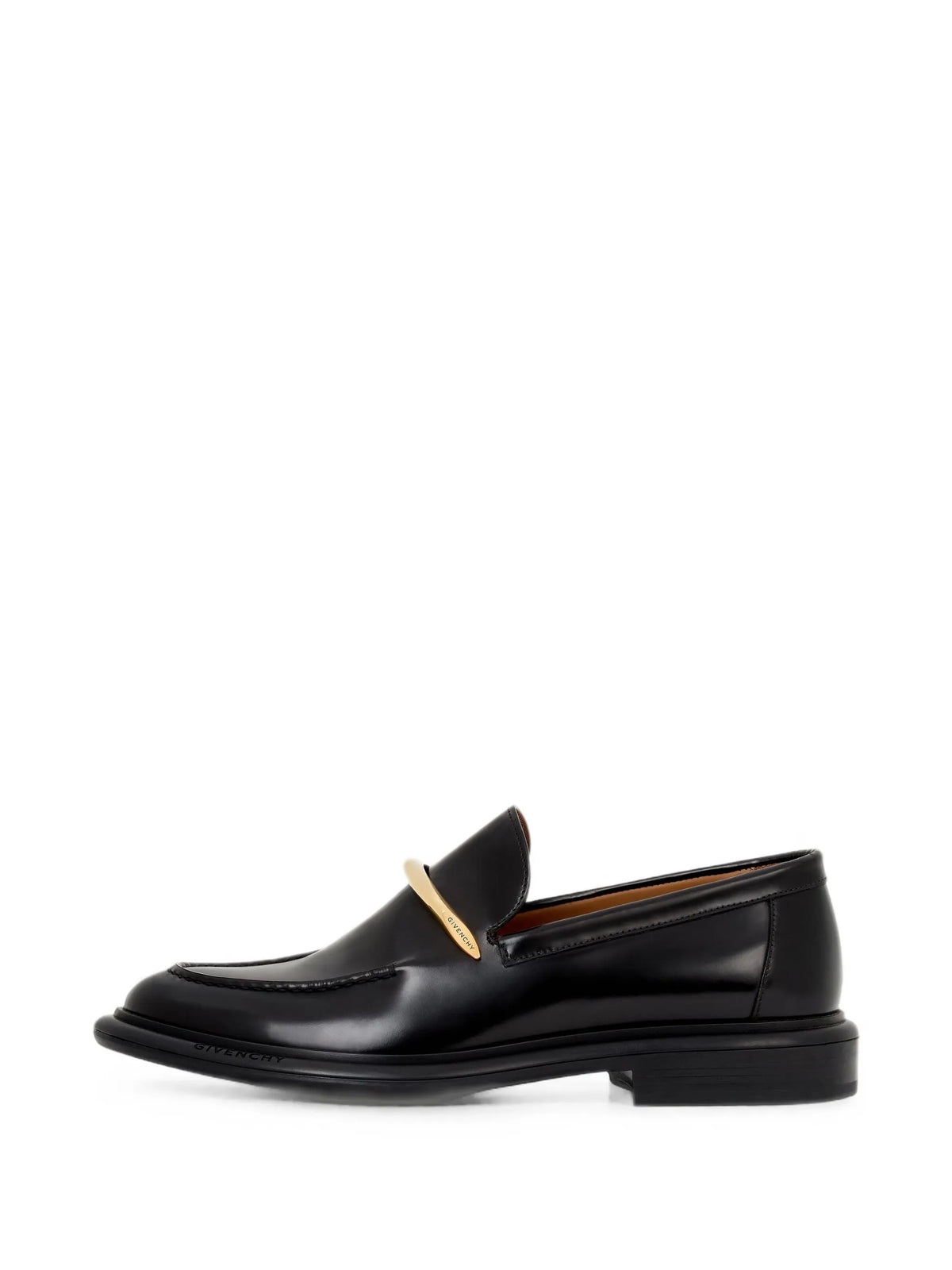 pinch loafers in brushed leather