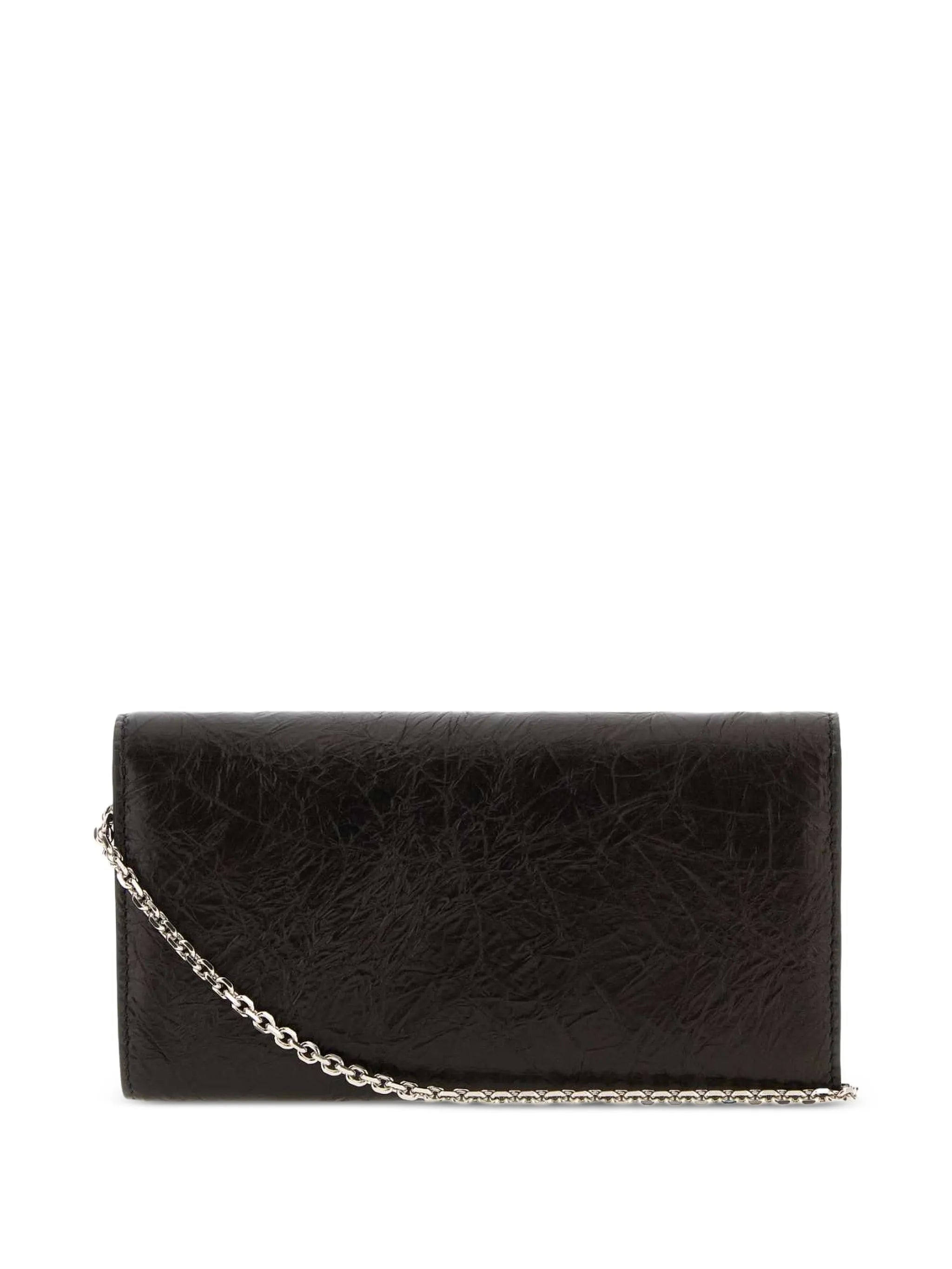 crinkled mini shoulder bag
