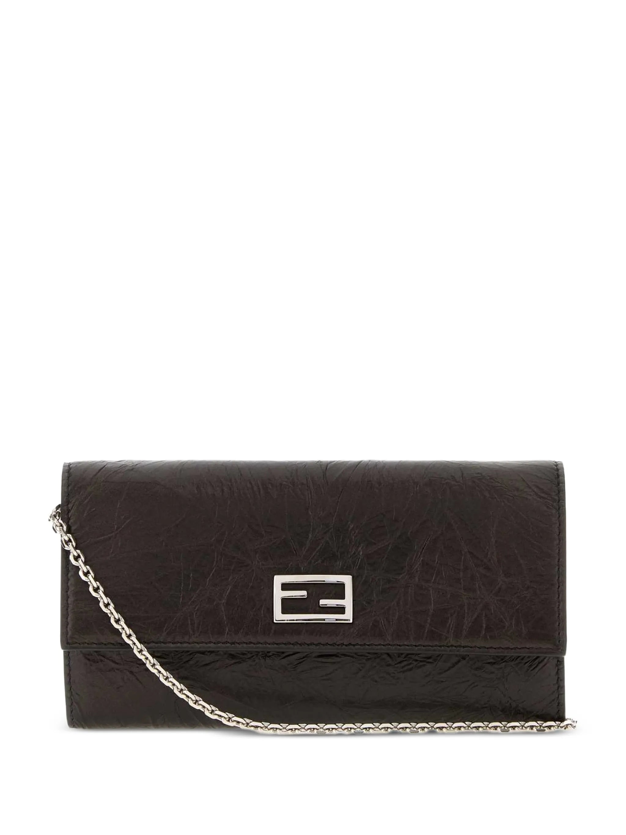 crinkled mini shoulder bag