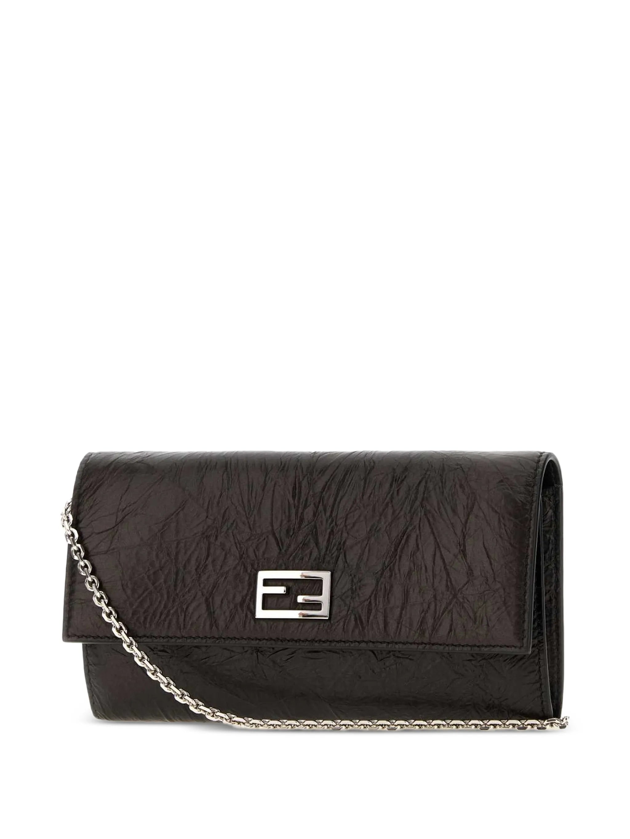 crinkled mini shoulder bag