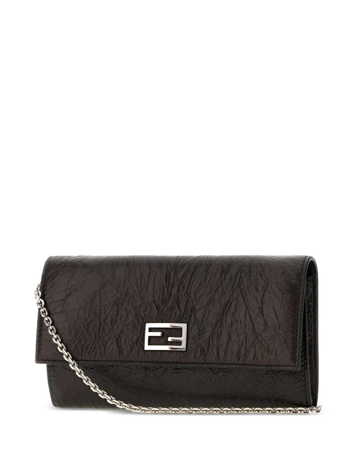 crinkled mini shoulder bag