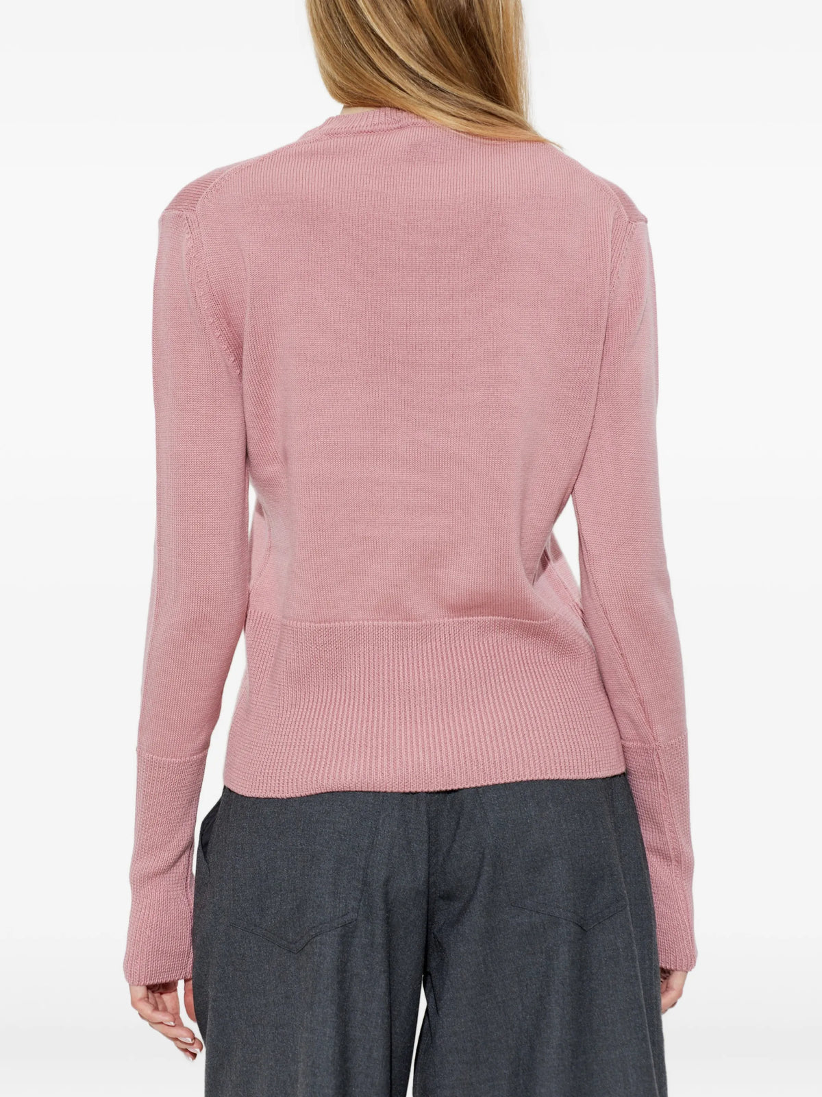 Orb-intarsia wool sweater