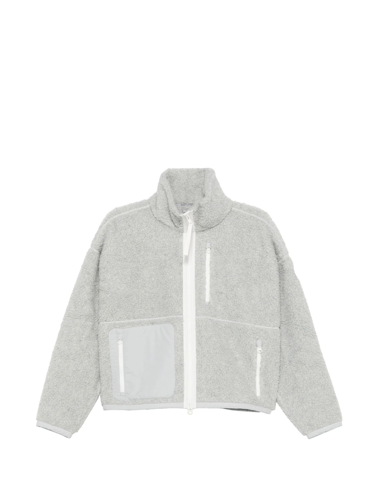 Simcoe zip-up fleece jacket white disc