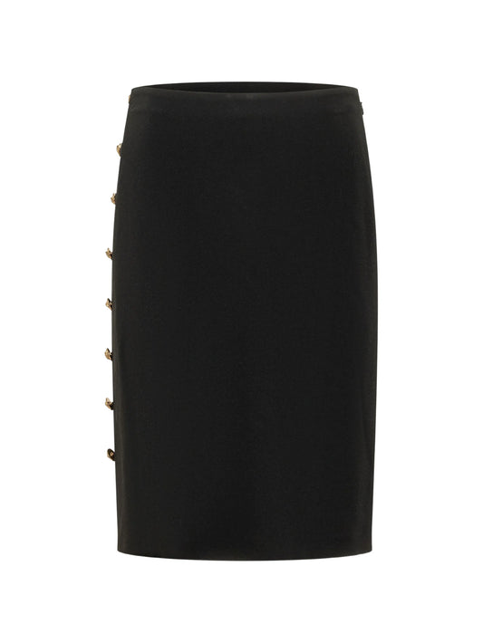 Medusa '95 button-embellished skirt