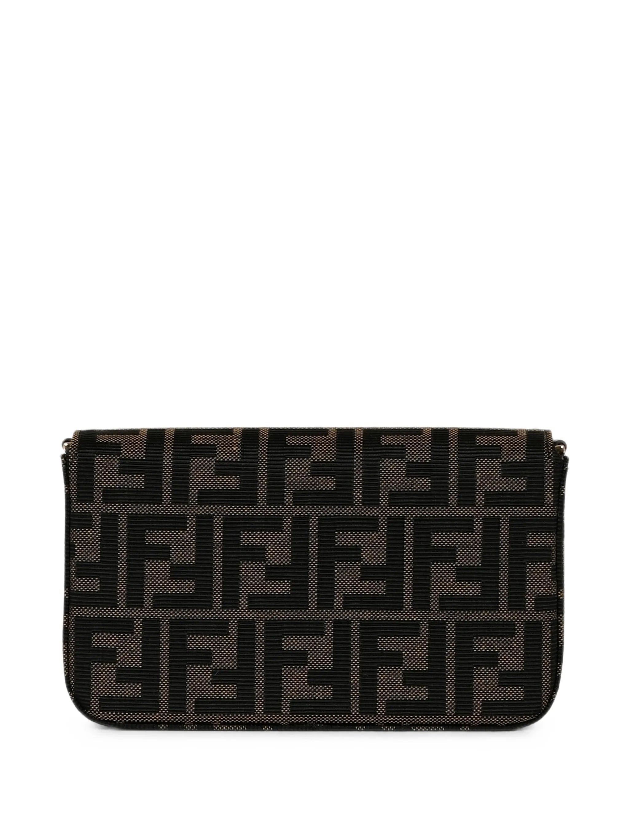 Zucca FF-motif clutch bag