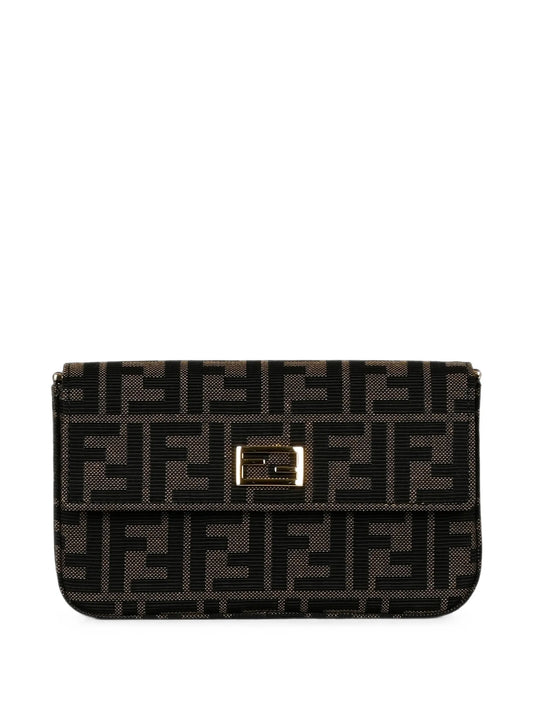 Zucca FF-motif clutch bag