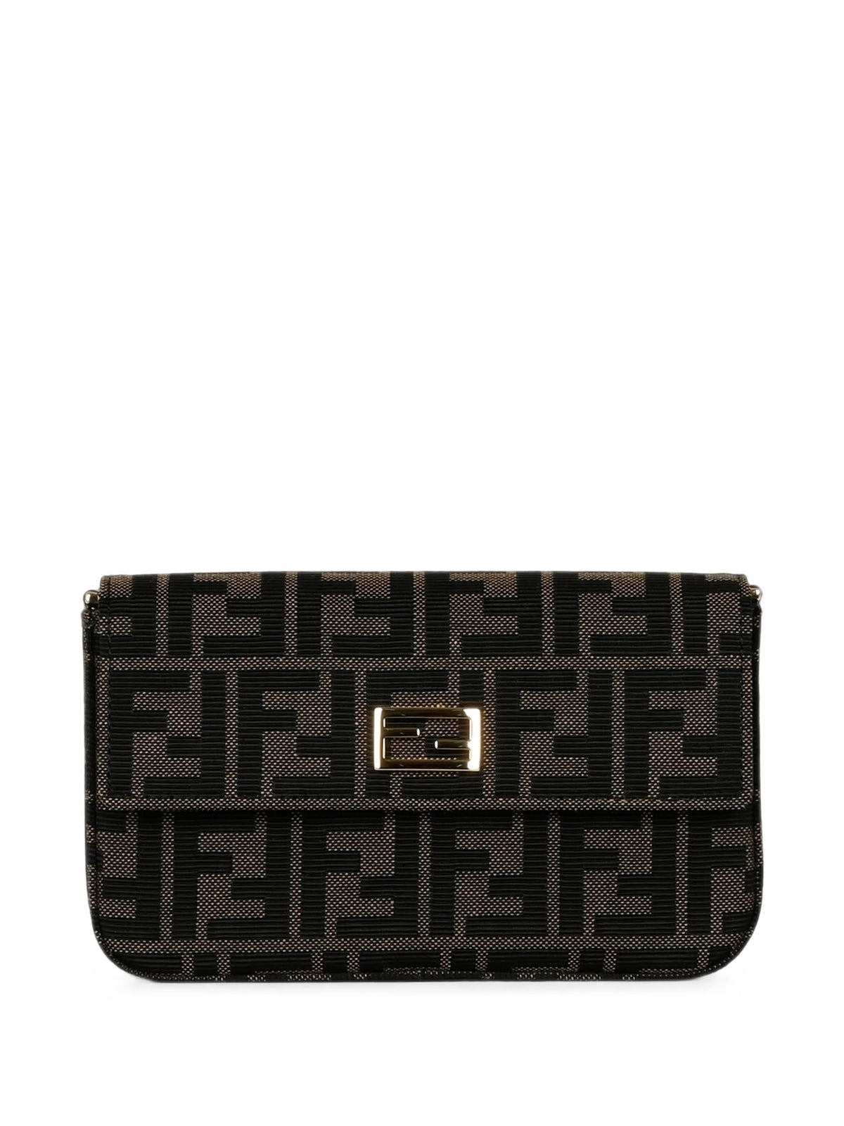 Zucca FF-motif clutch bag