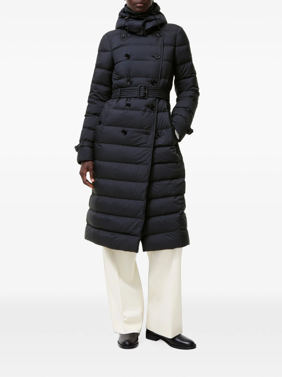 Audley quilted trench coat