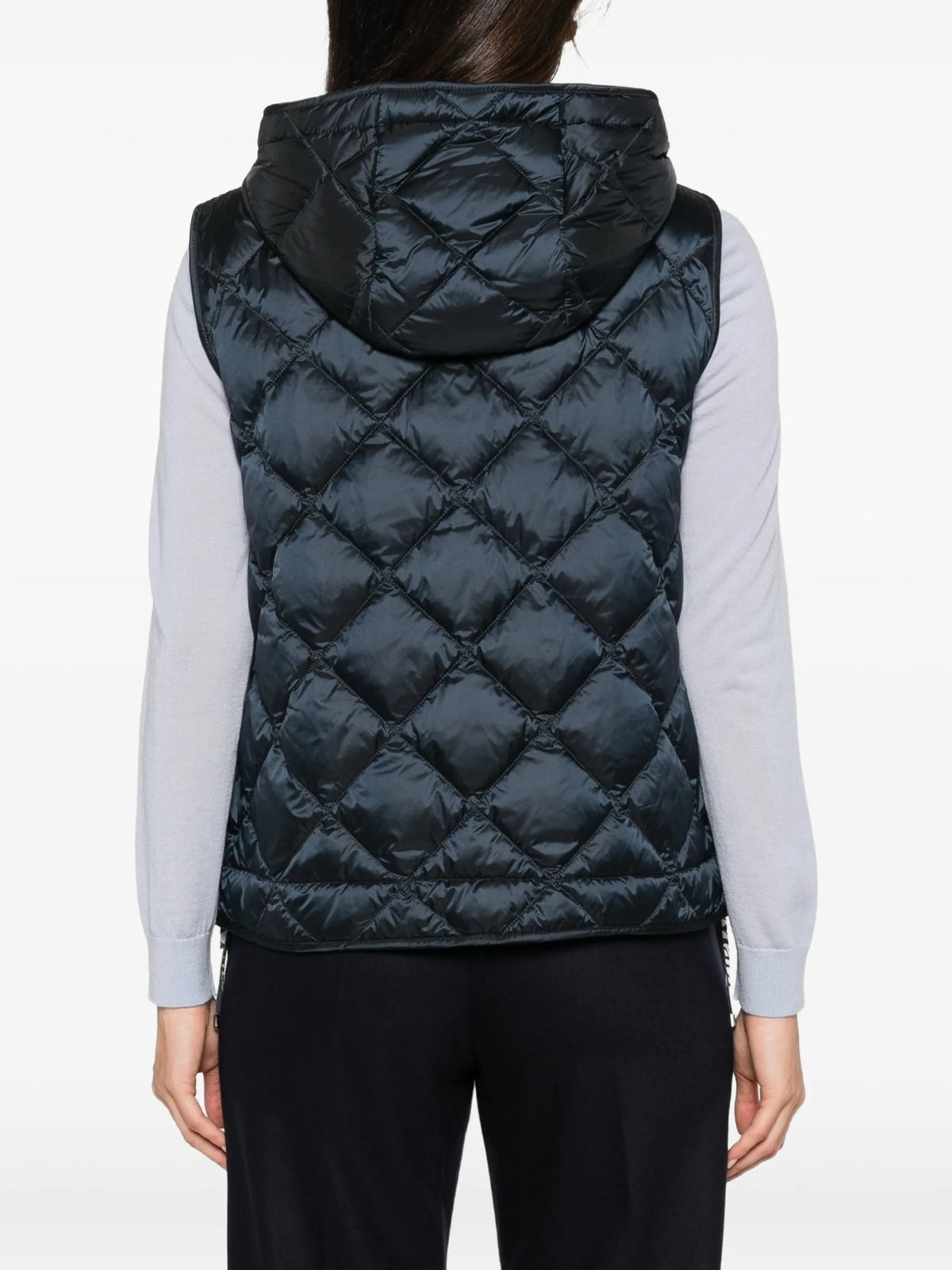 The Cube diamond-quilted hooded gilet