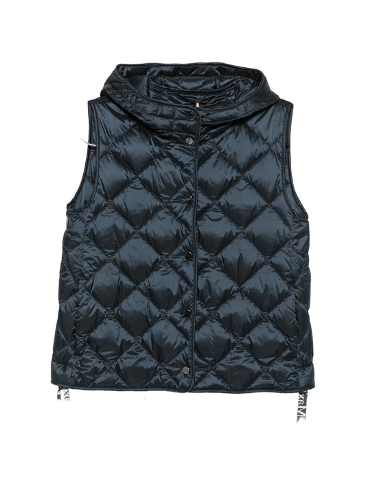 quilted hooded gilet
