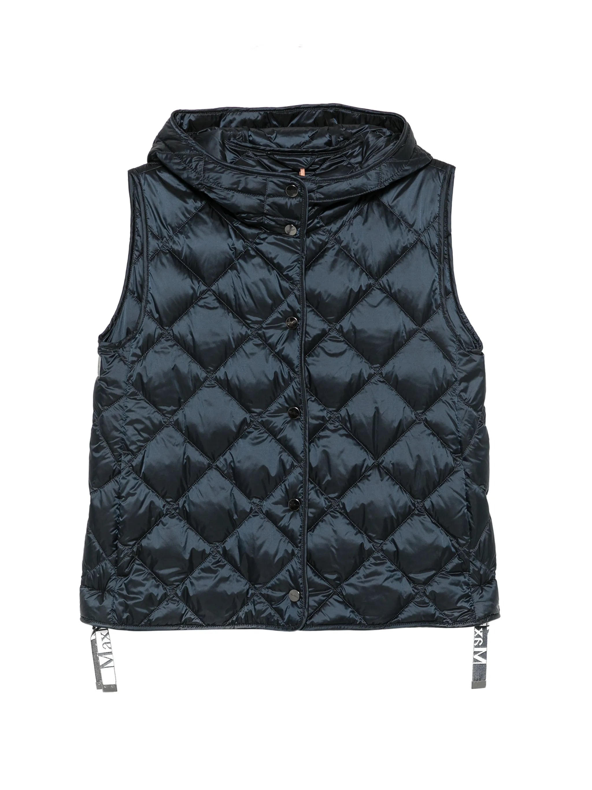 The Cube diamond-quilted hooded gilet