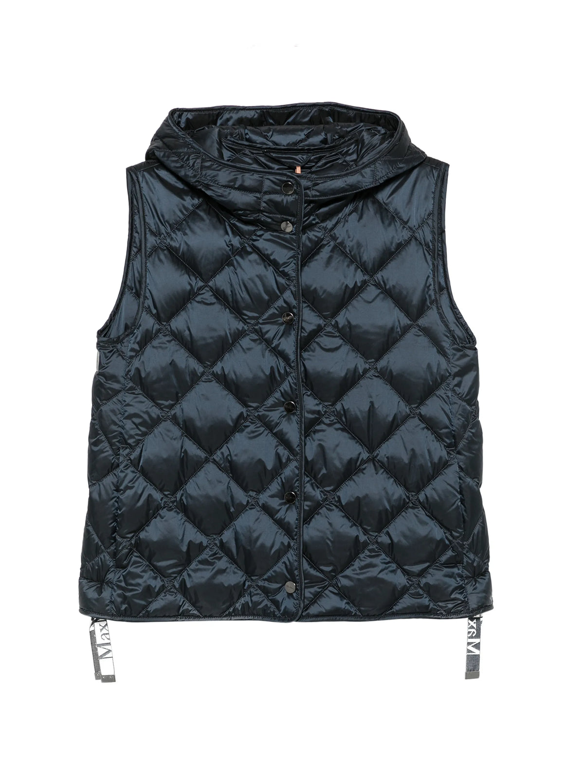 The Cube diamond-quilted hooded gilet