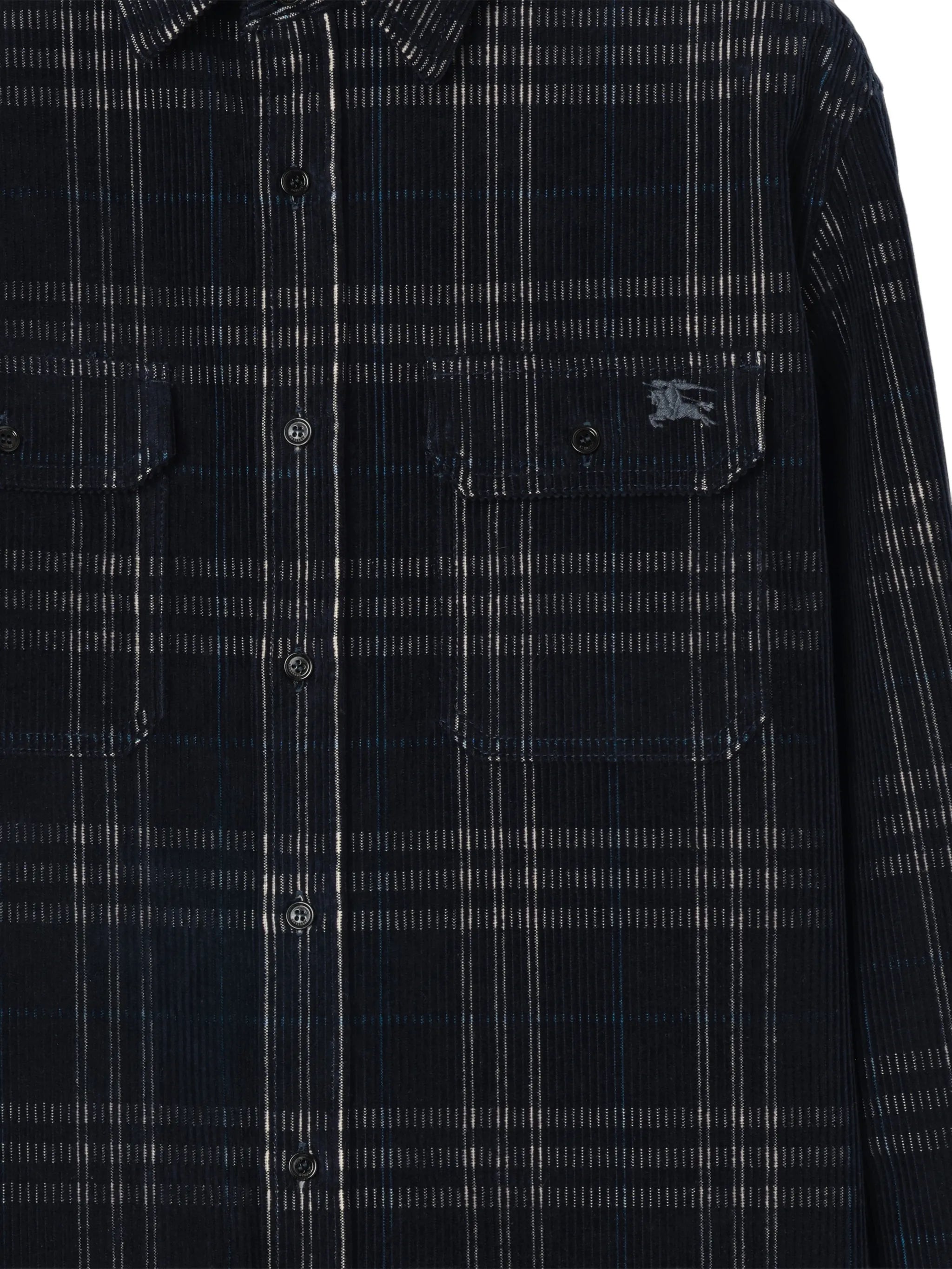 check corduroy overshirt