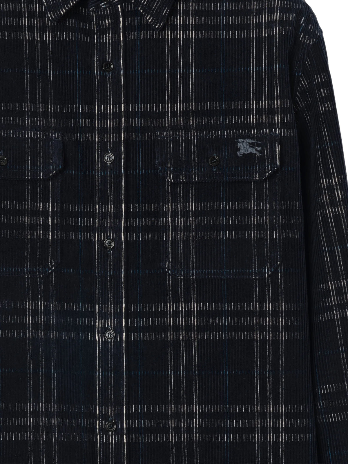 check corduroy overshirt