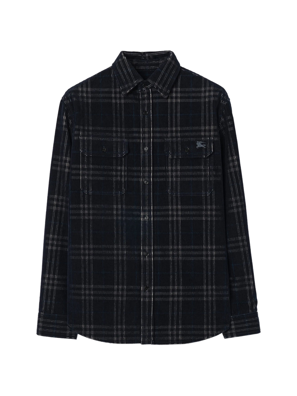 check corduroy overshirt