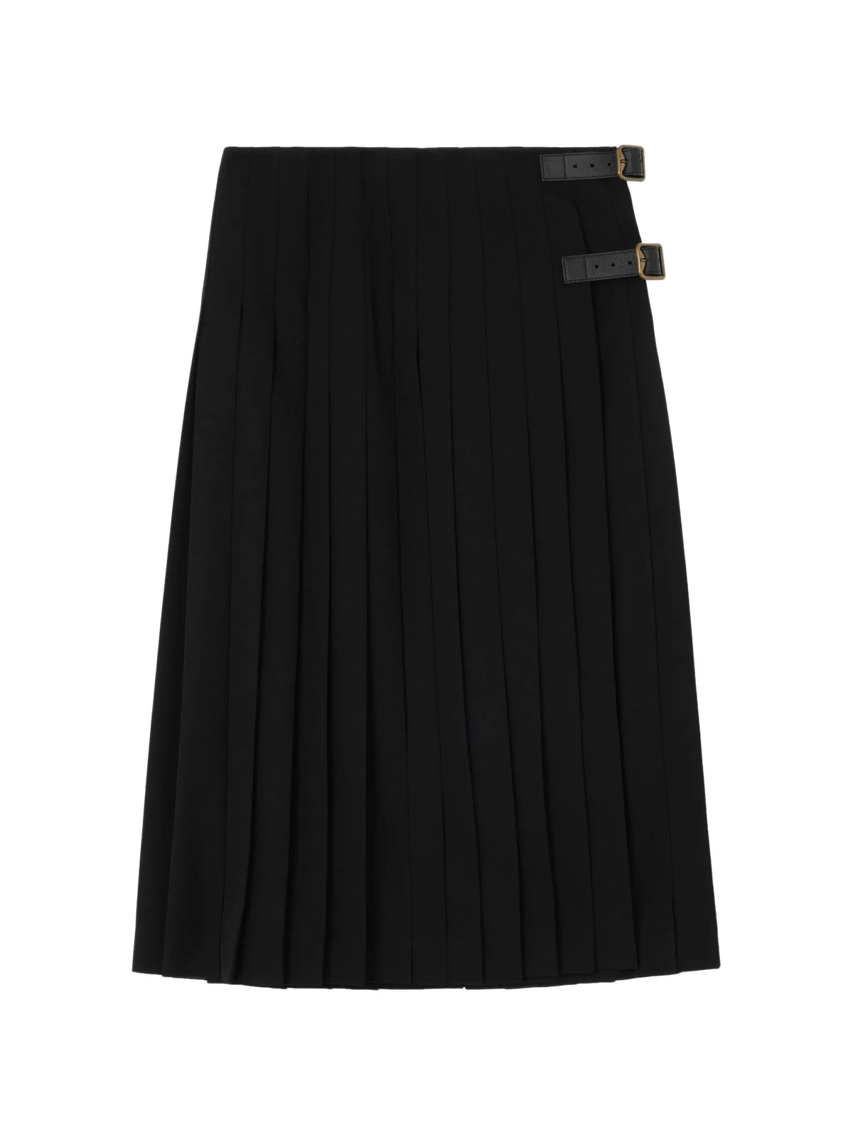 wool midi kilt