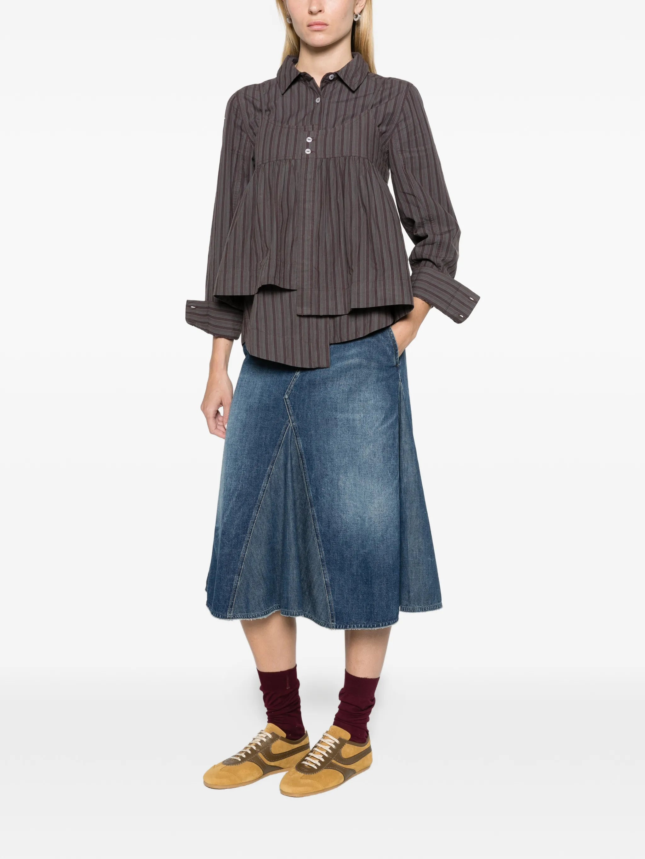 Indie double-layer shirt