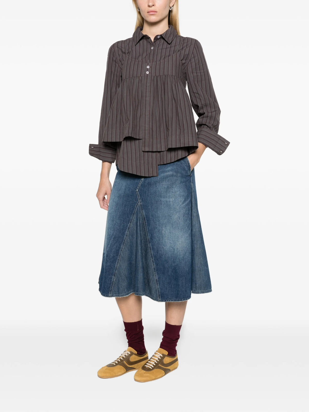 Indie double-layer shirt