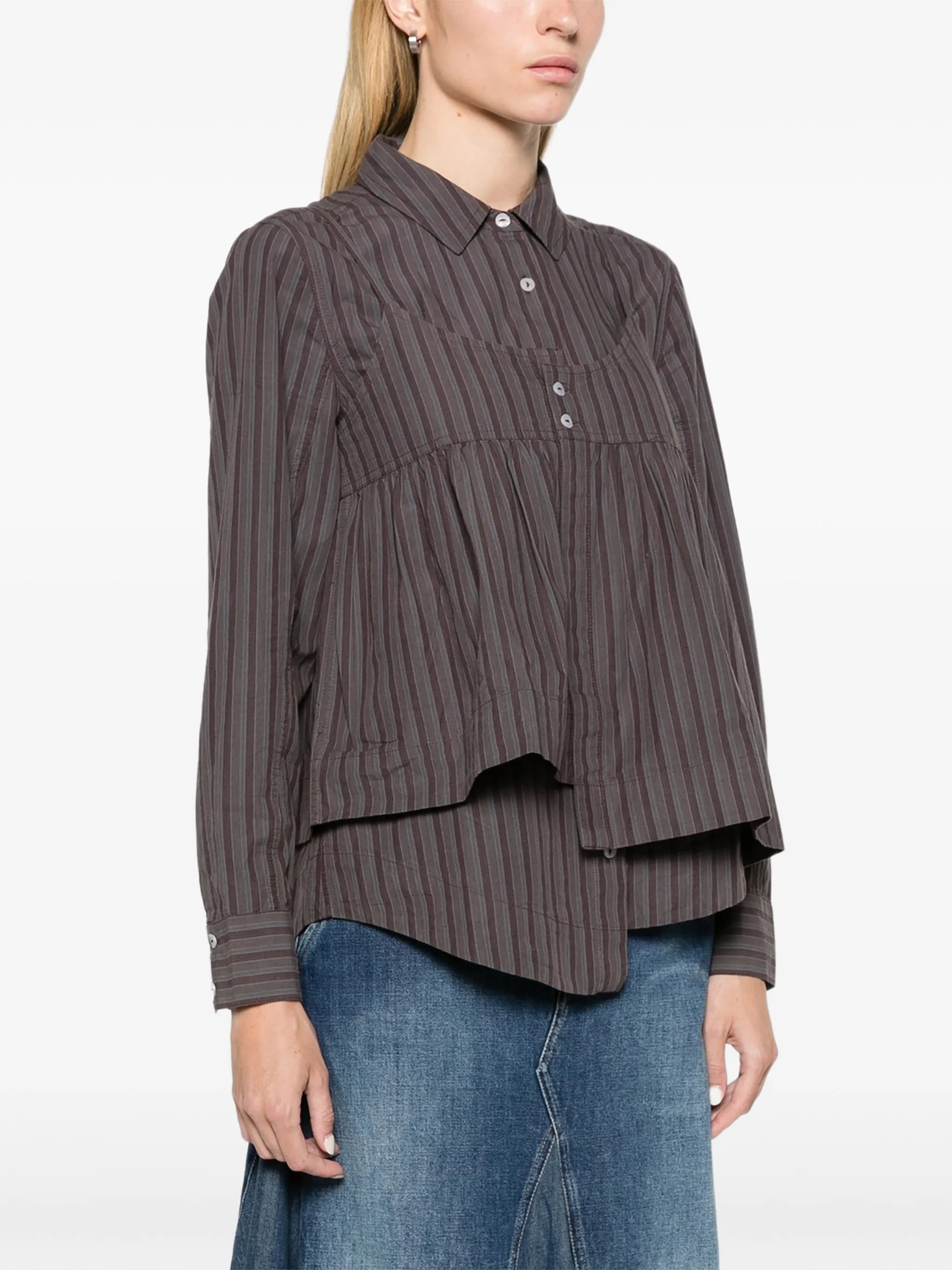 Indie double-layer shirt