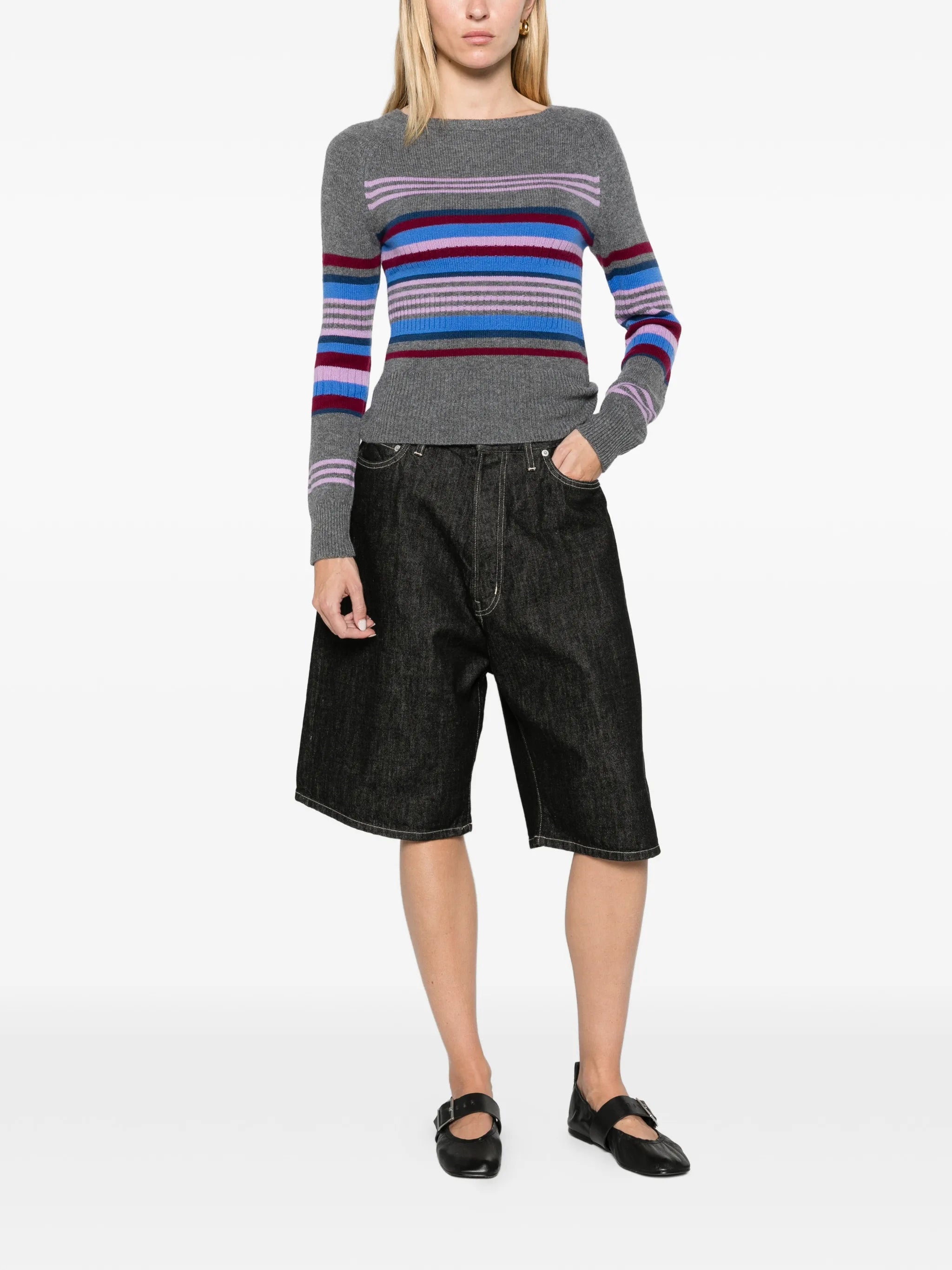 Yesley wide neck jumper