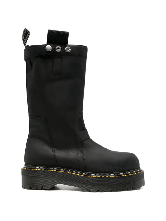 Dr. Martens platform pull-on biker boots