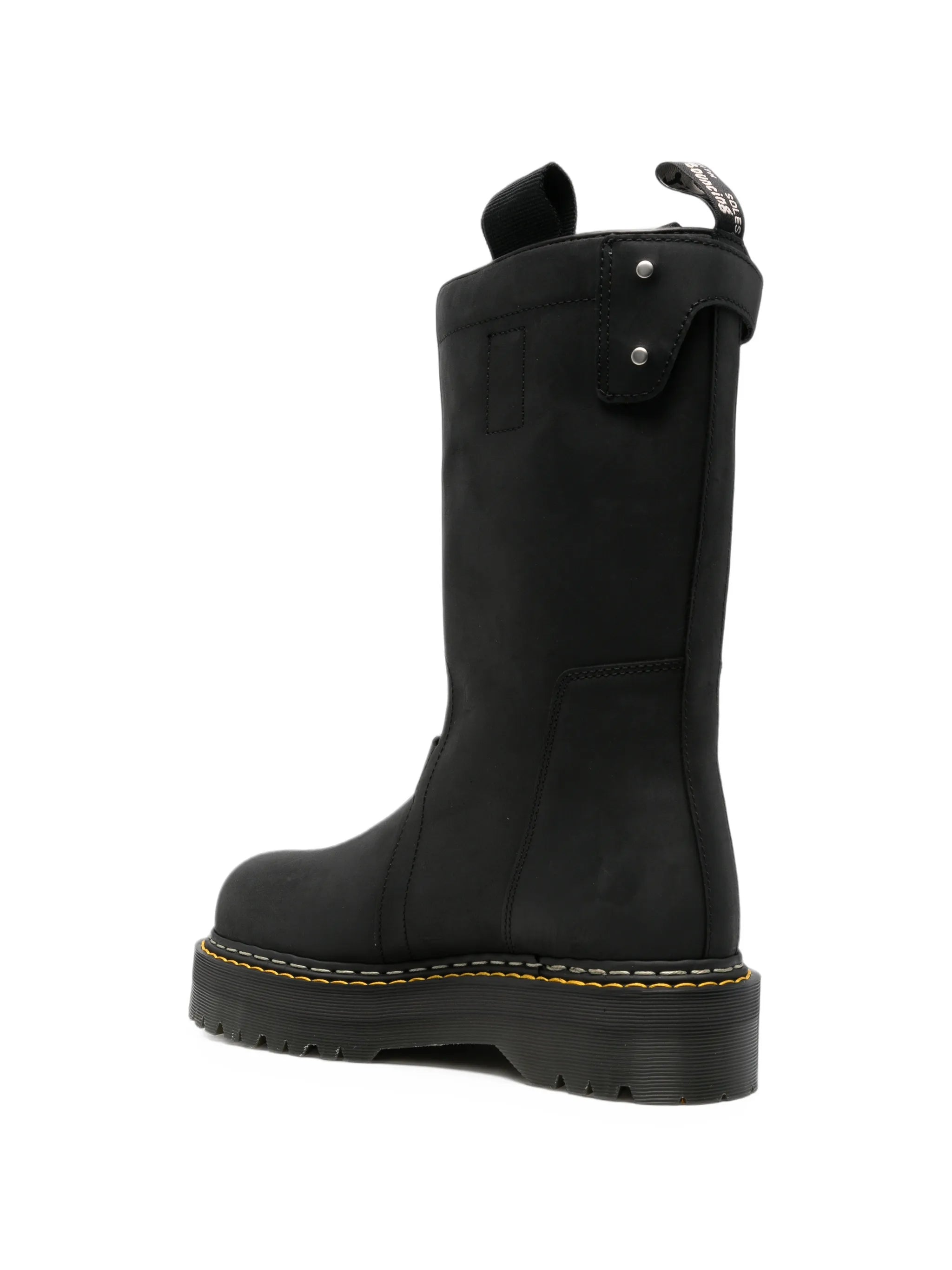 Dr. Martens platform pull-on biker boots