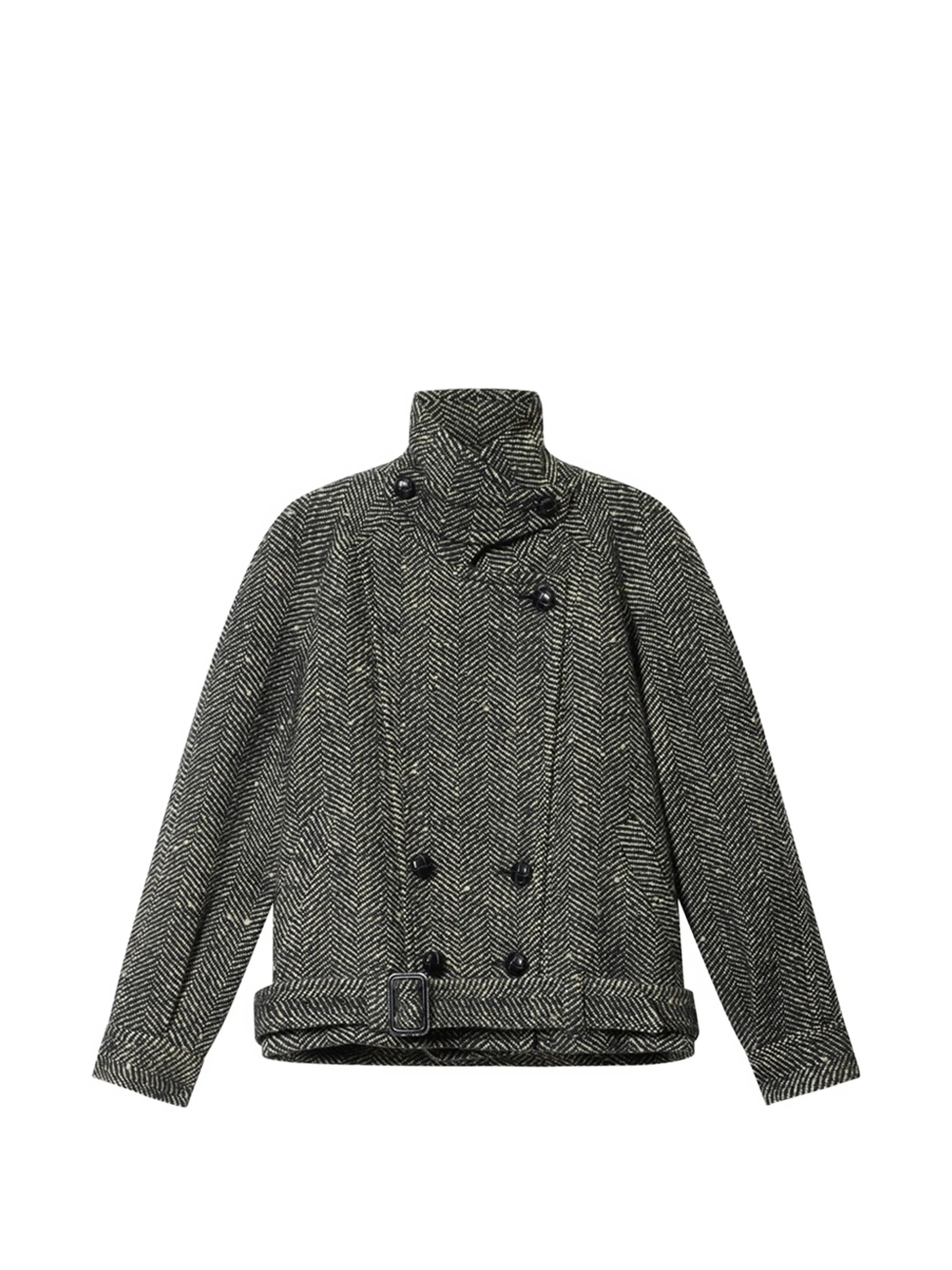 Elvane chevron wool jacket