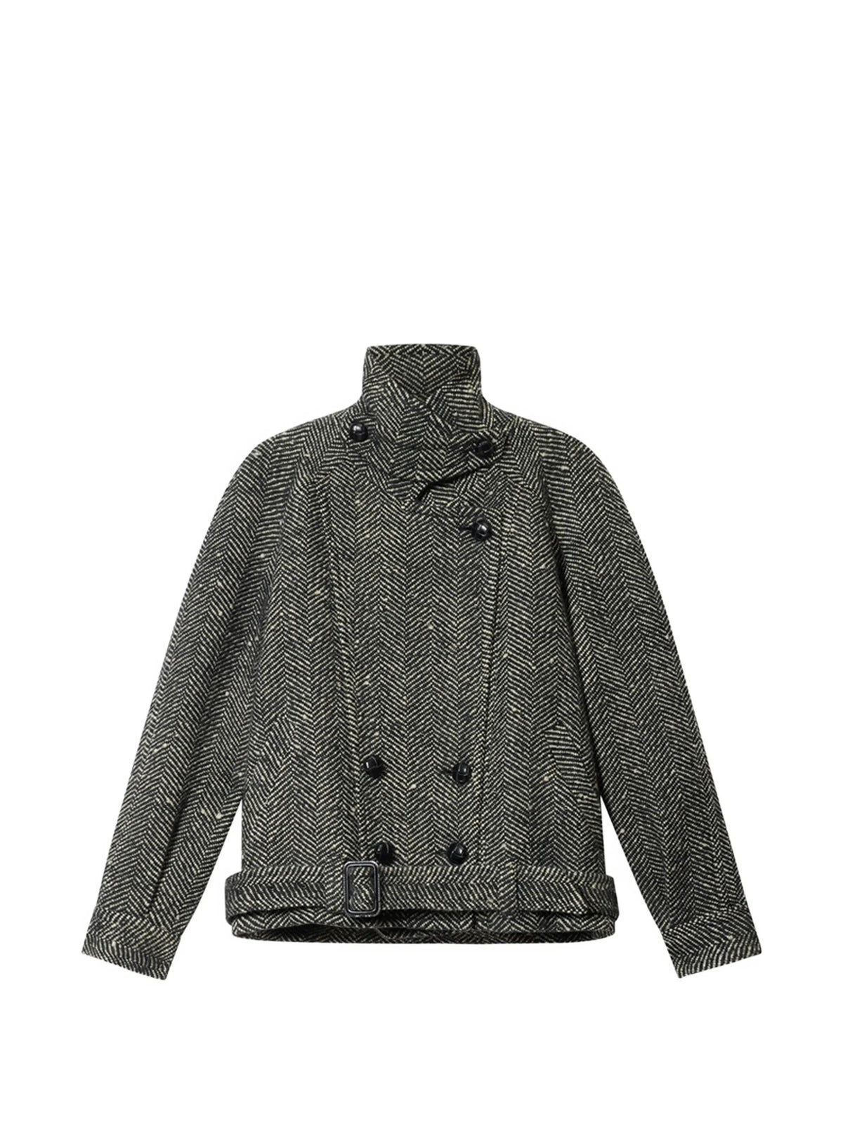 Elvane chevron wool jacket