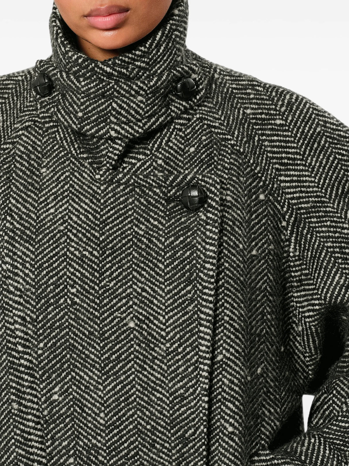 Elvane chevron wool jacket