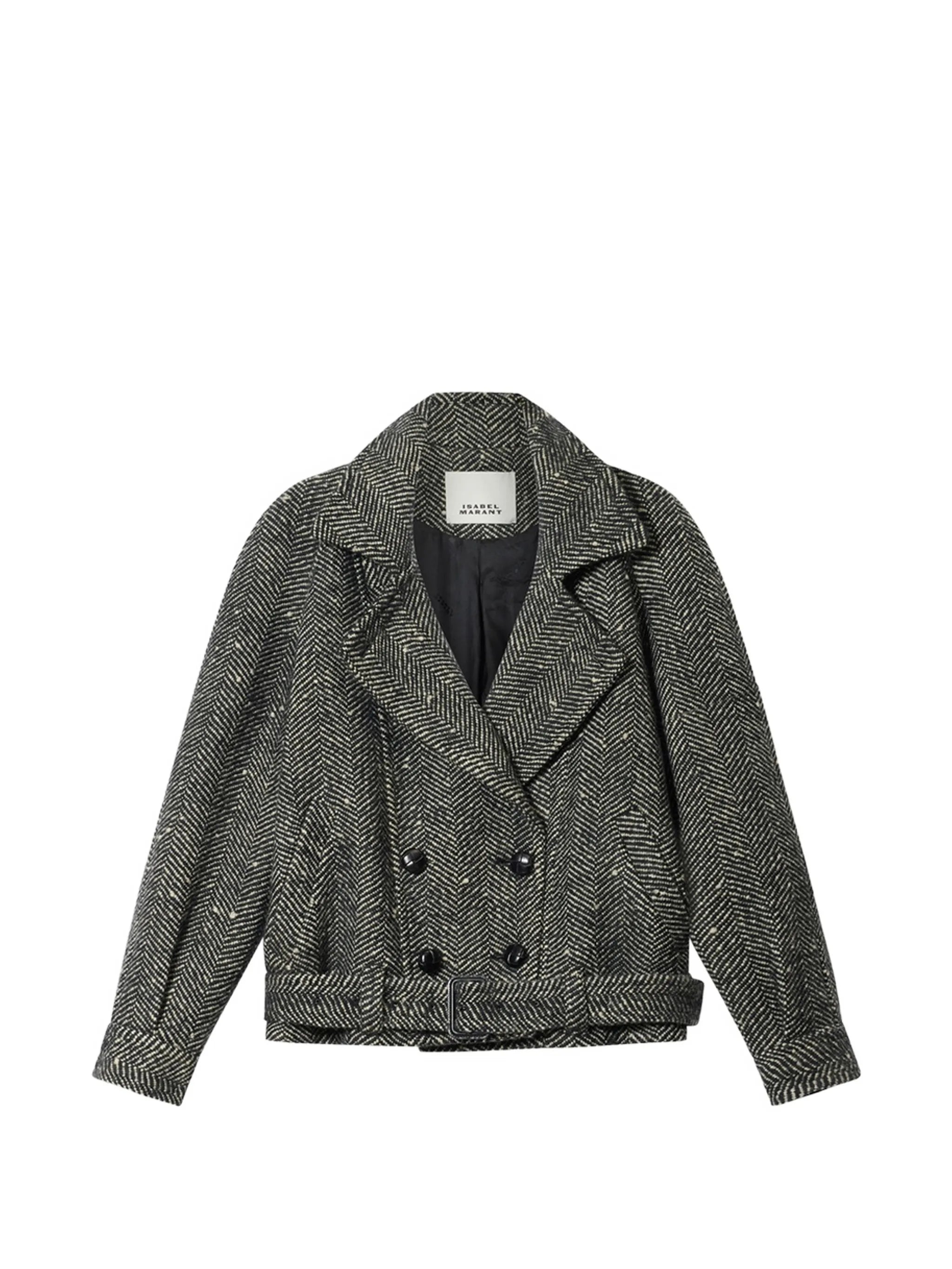 Elvane chevron wool jacket