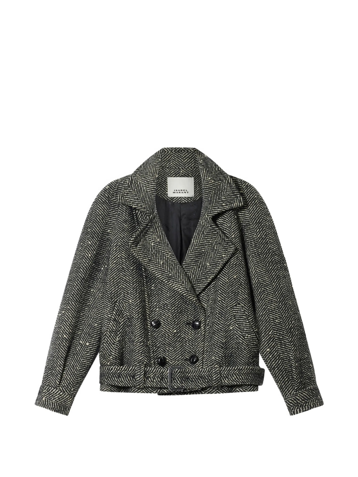 Elvane chevron wool jacket