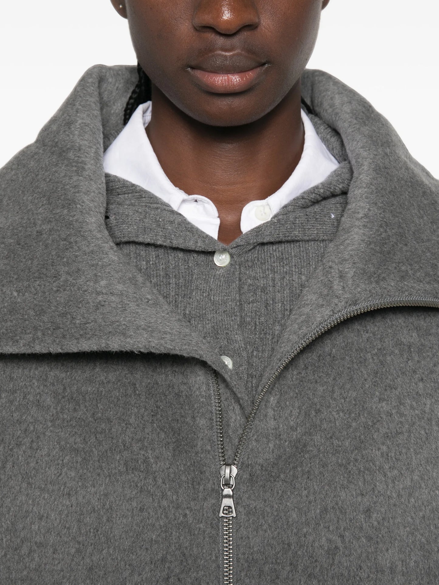 Juno funnel-neck gilet