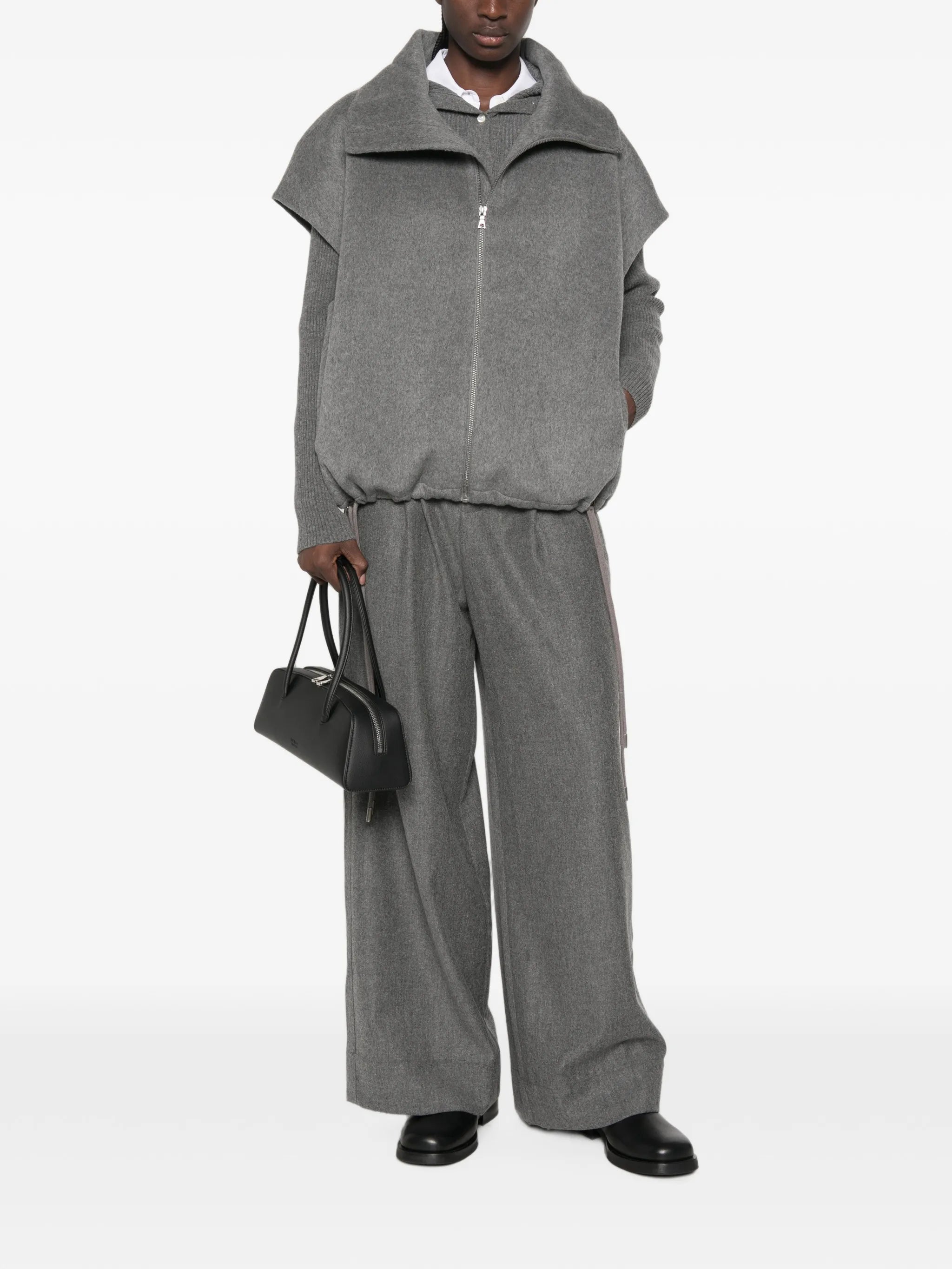 Juno funnel-neck gilet