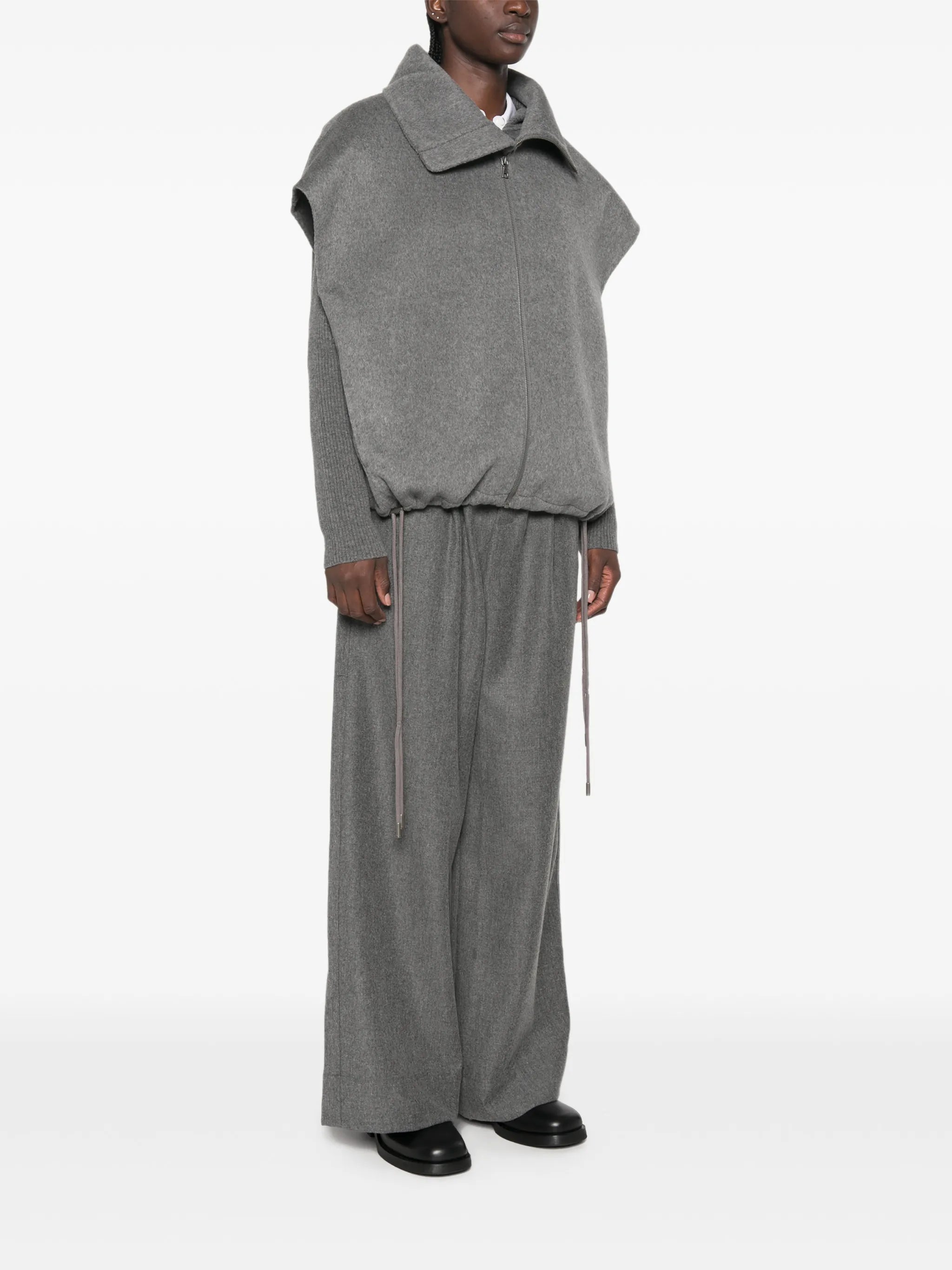 Juno funnel-neck gilet