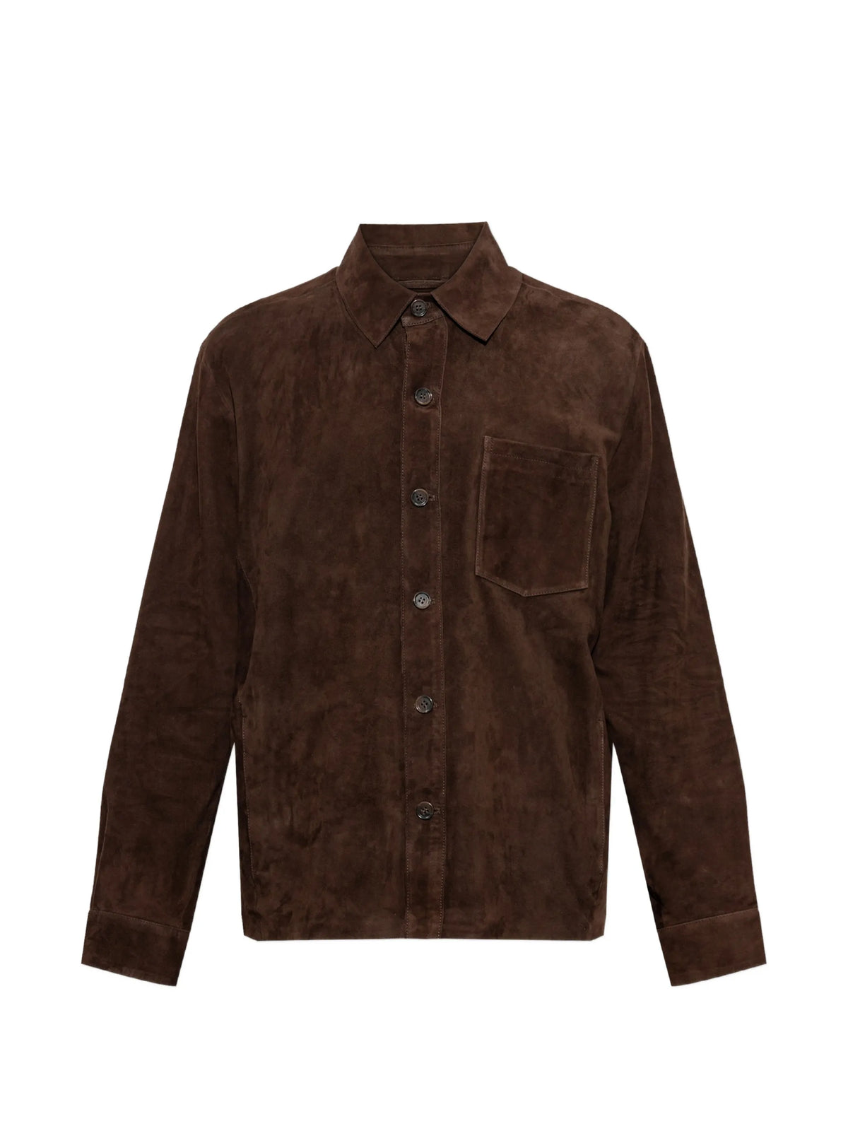 Dino suede shirt jacket