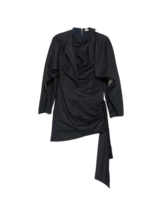 Valiant draped mini dress