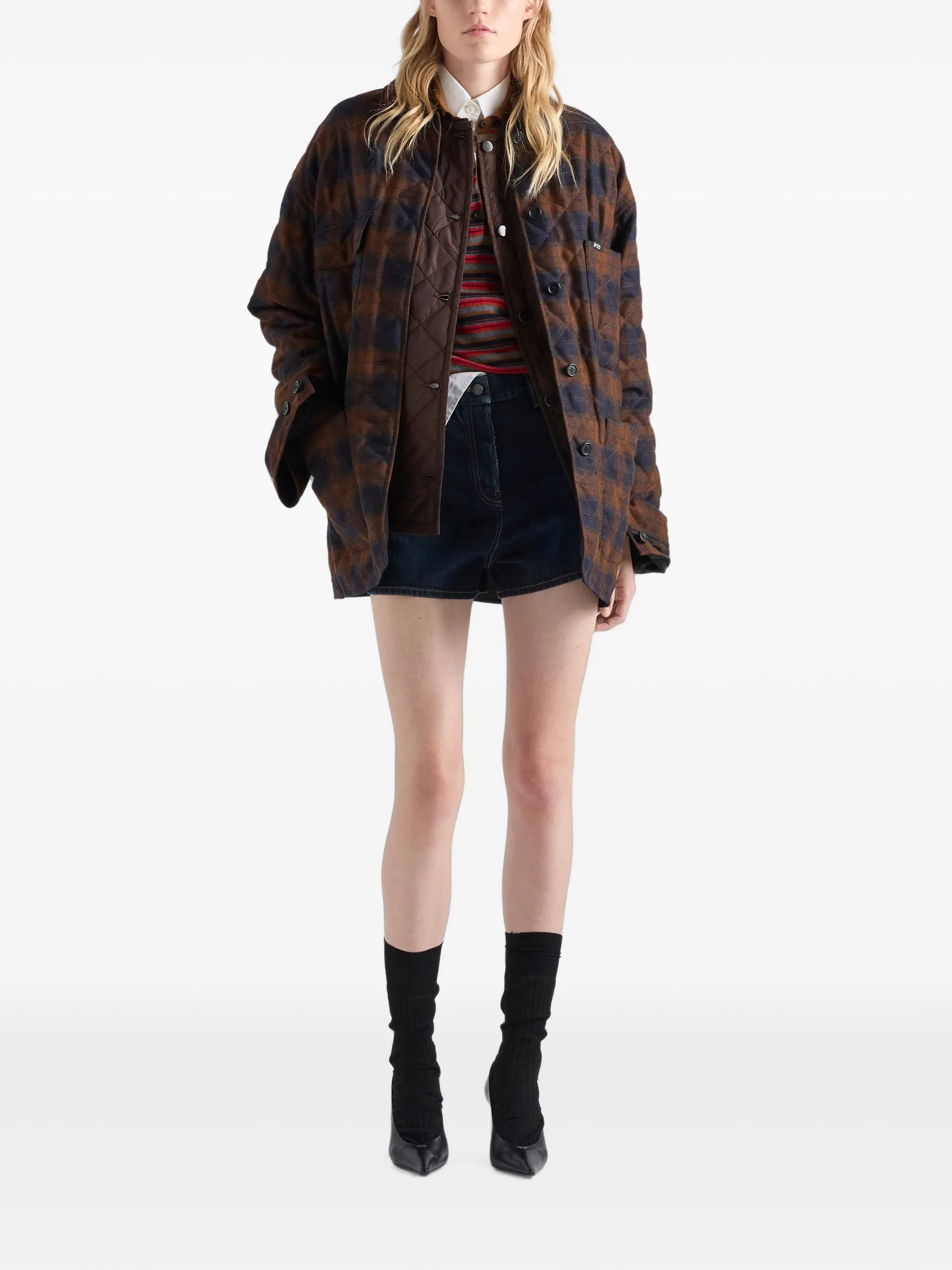 lightweight, quilted Re-Nylon jacket
