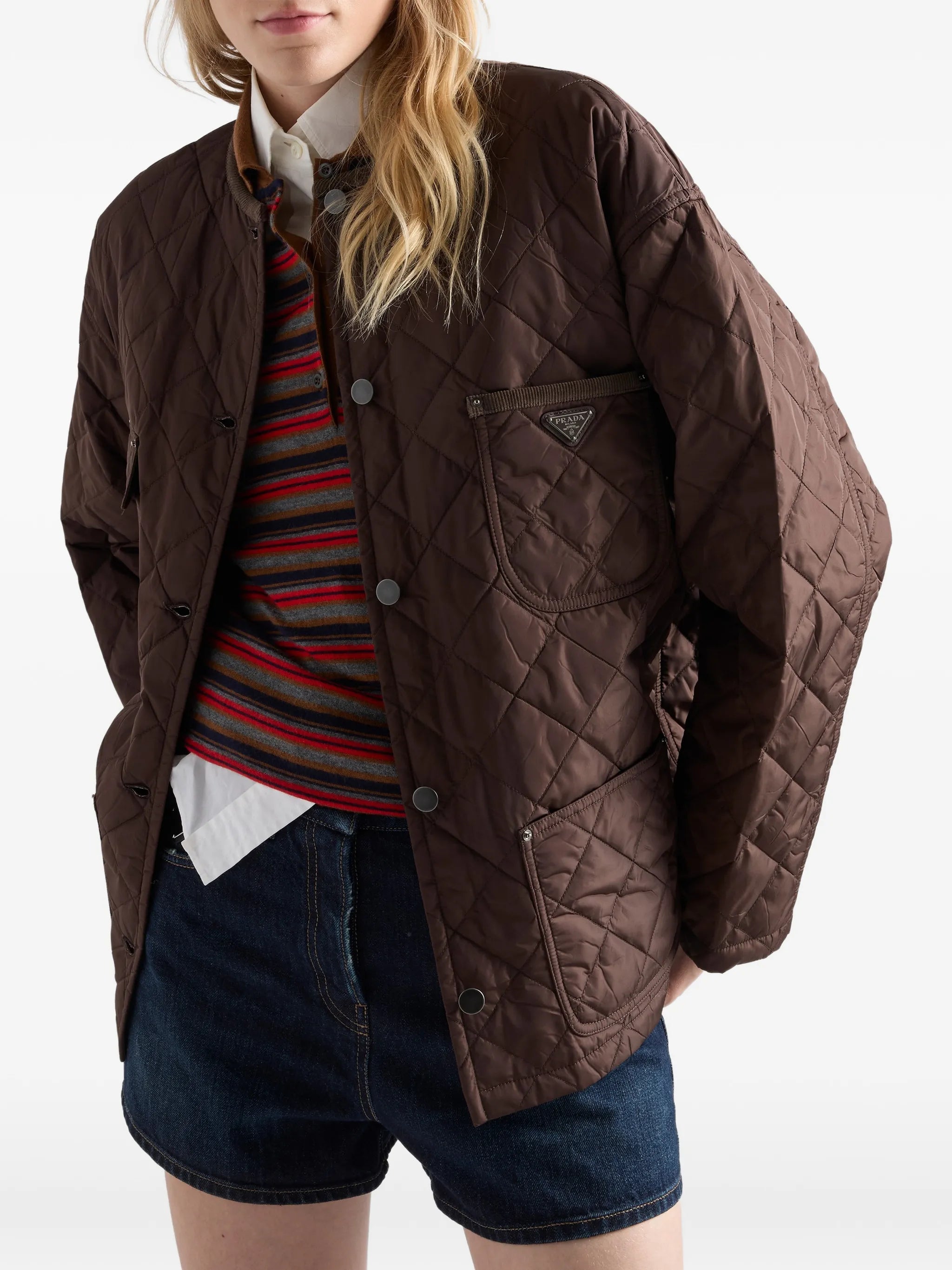 lightweight, quilted Re-Nylon jacket