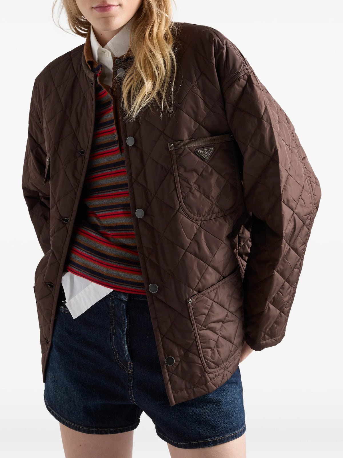 lightweight, quilted Re-Nylon jacket
