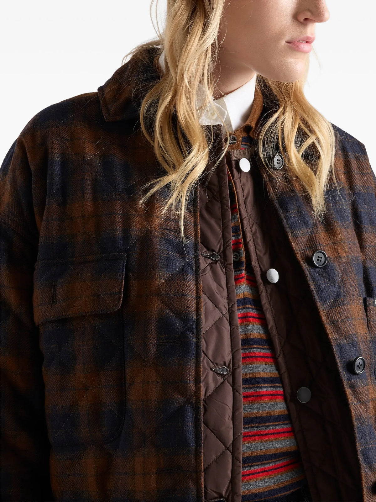 lightweight, quilted Re-Nylon jacket