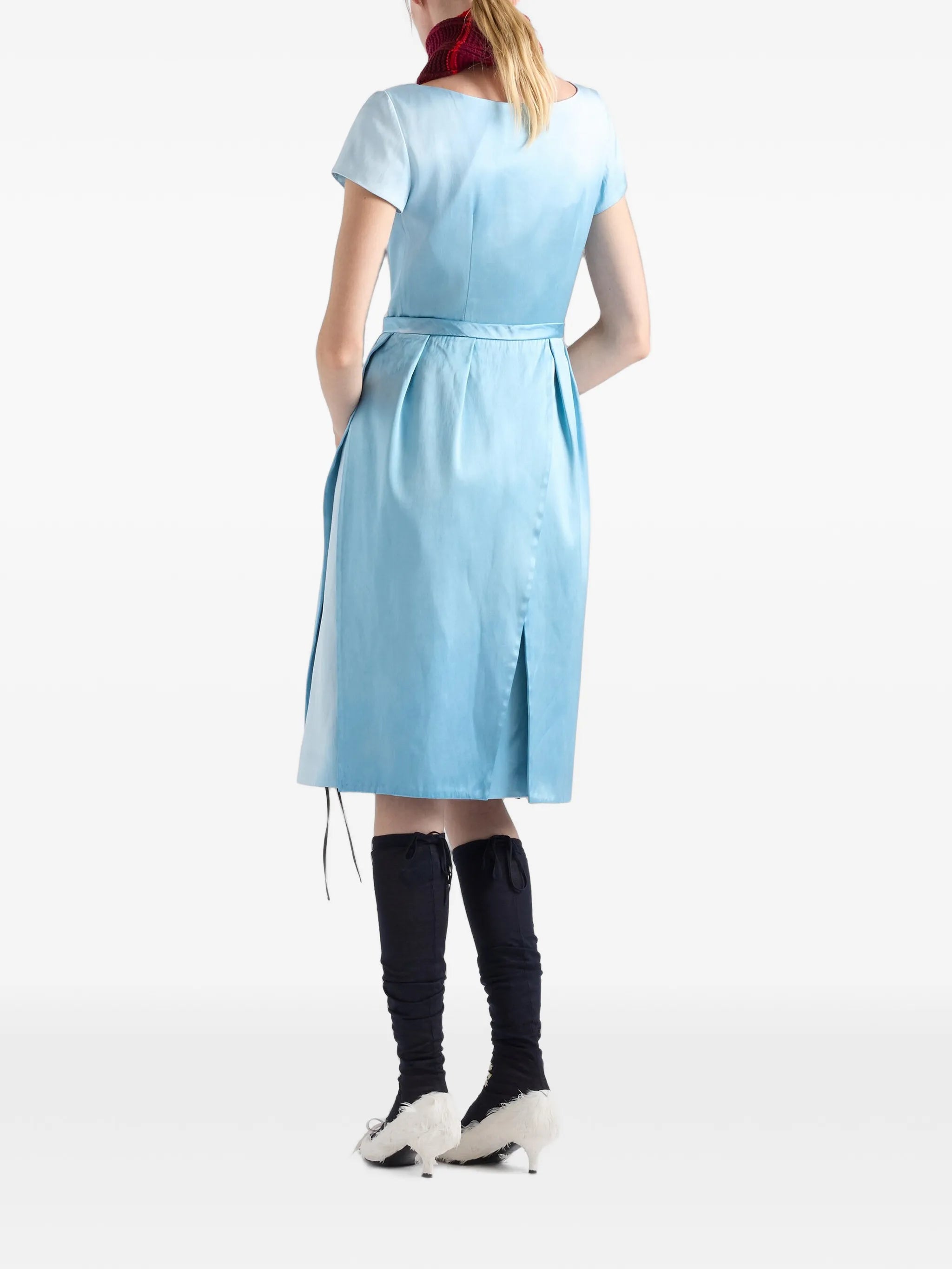 washed silk-duchesse dress