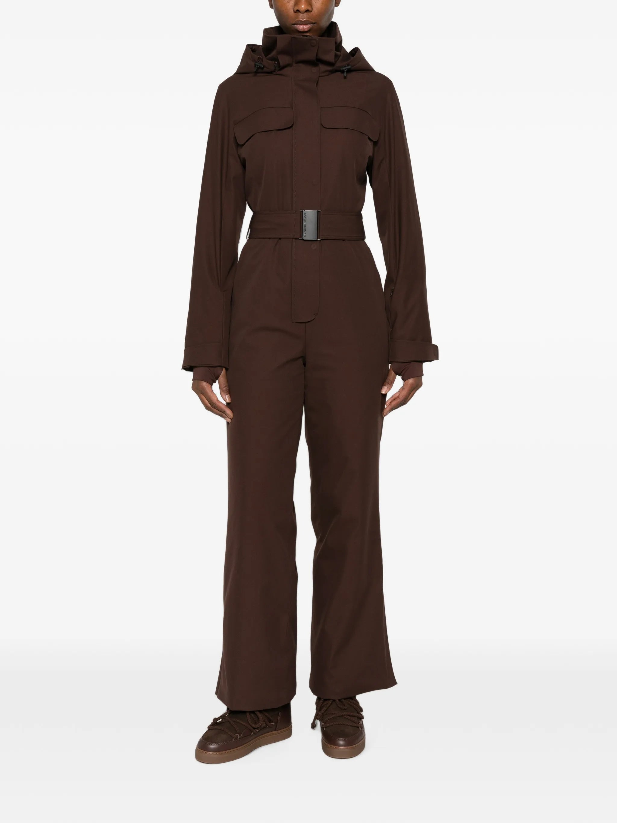 Finse belted ski suit