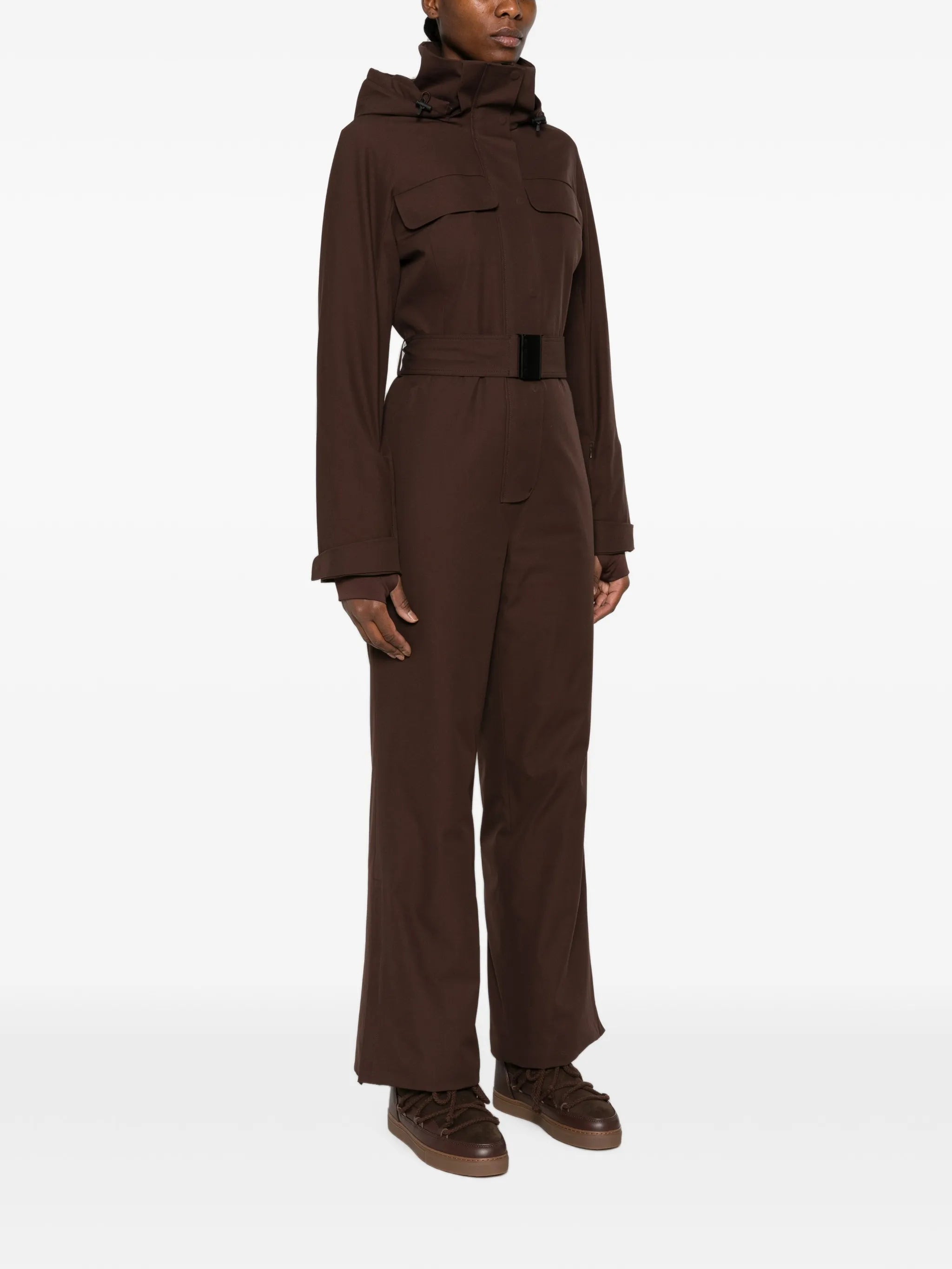 Finse belted ski suit