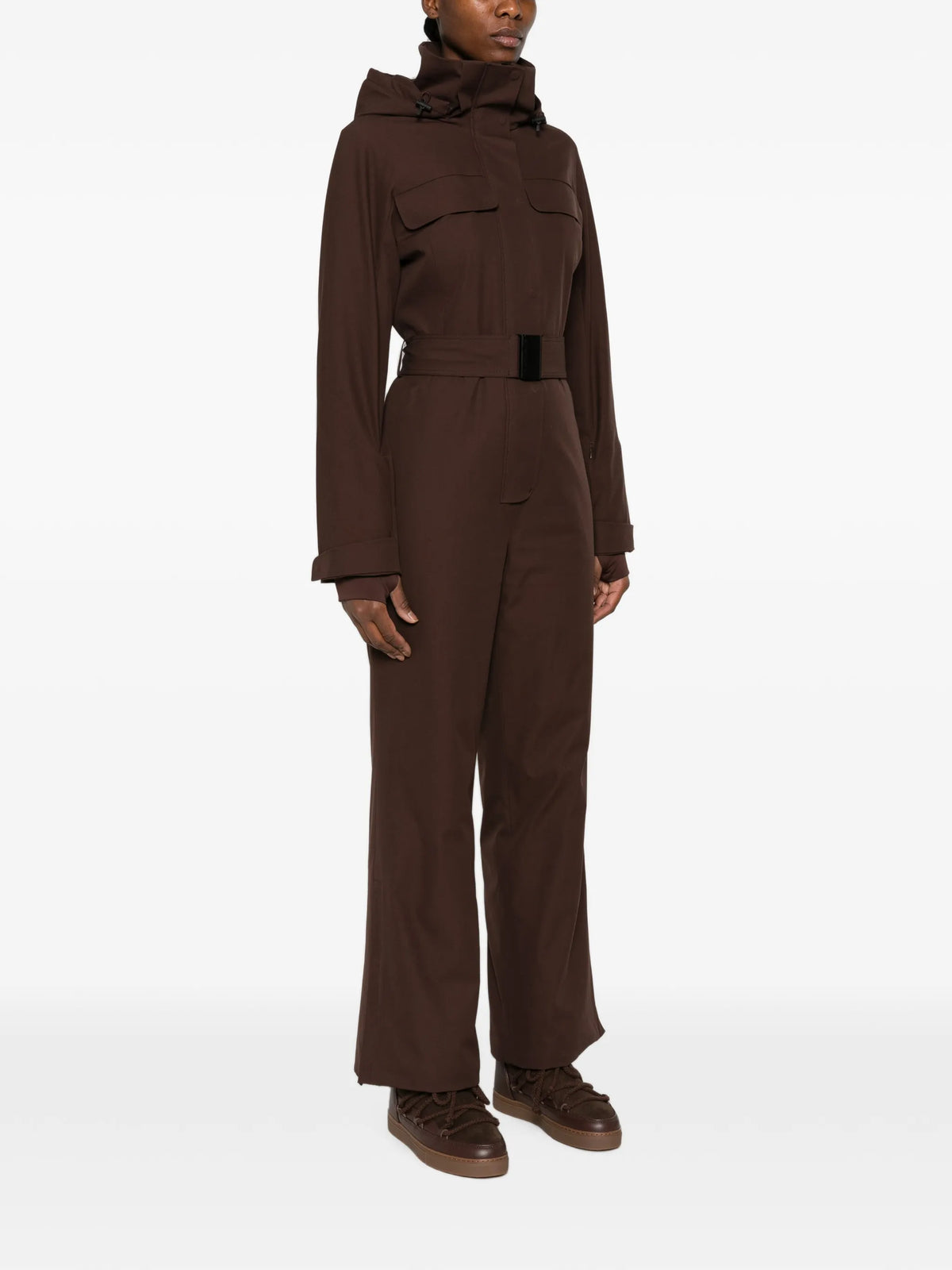 Finse belted ski suit